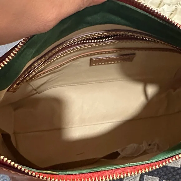 Dooney & Bourke Tan Leather Shoulder Bag